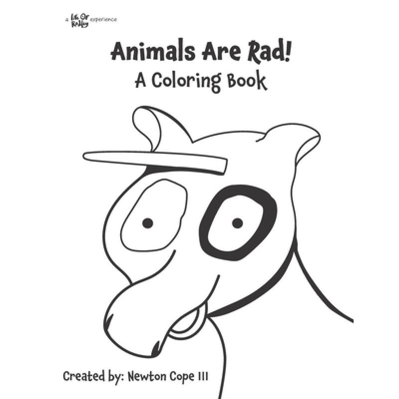 预订 animals are rad a coloring book[9781737662822]