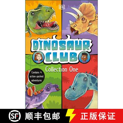 【3-4周达】Dinosaur Club Collection One: Contains 4 Action-Packed Adventures [9780744085723]