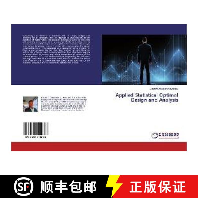 预订 Applied Statistical Optimal Design and Analysis [9783330011748]