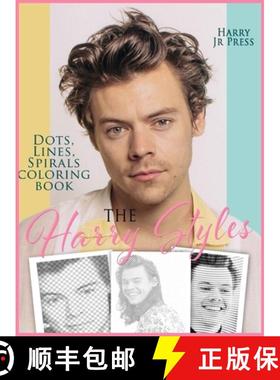 【3-4周达】The Harry Styles  Dots Lines Spirals Coloring Book: The Coloring Book for All Fans of Harr... [9781914128660]