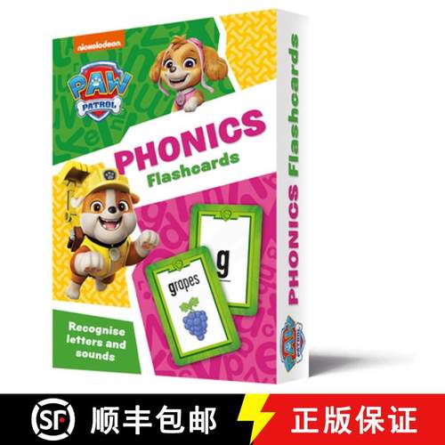 【3-4周达】PAW Patrol Phonics Flashcards: Have Fun Learning New Words with the Paw Patrol Pups [9780008760144]