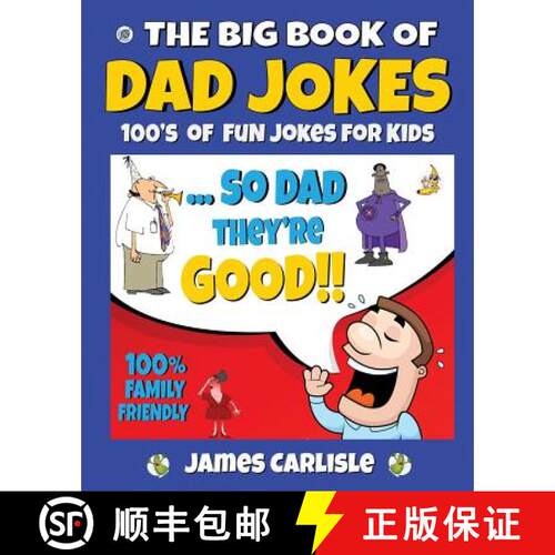 【3-4周达】The Big Book of Dad Jokes: 100's of Fun Jokes For Kids [9781644407745]