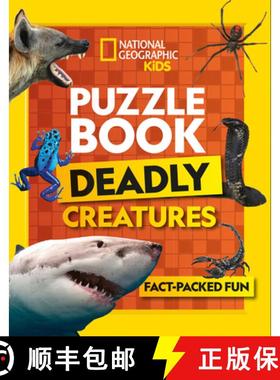 【3-4周达】Puzzle Book Deadly Creatures: Brain-Tickling Quizzes, Sudokus, Crosswords and Wordsearches [9780008430511]