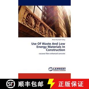 Low Use 预订 And Waste Energy 9783659114724 Construction Materials