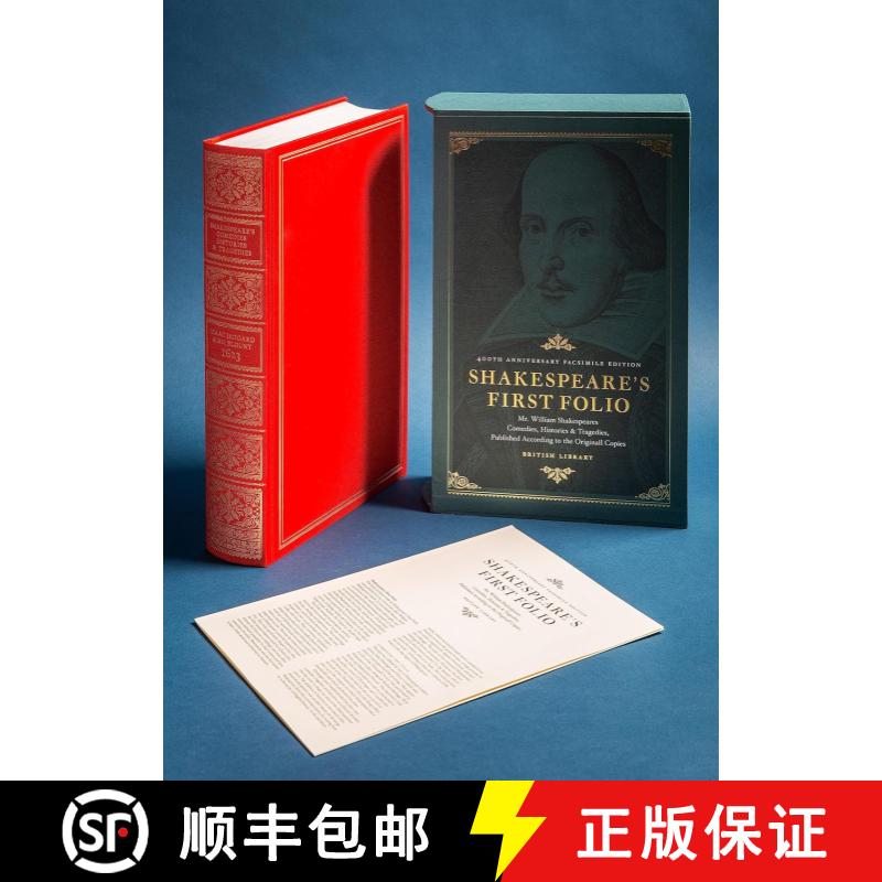 【2-3周达】Shakespeare's First Folio : (400th Anniversary Facsimile) [9780712354295]