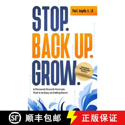 【3-4周达】精装 Stop. Back Up. Grow. A Personal Growth Formula That is as Easy as Falling Down [9781737279105]