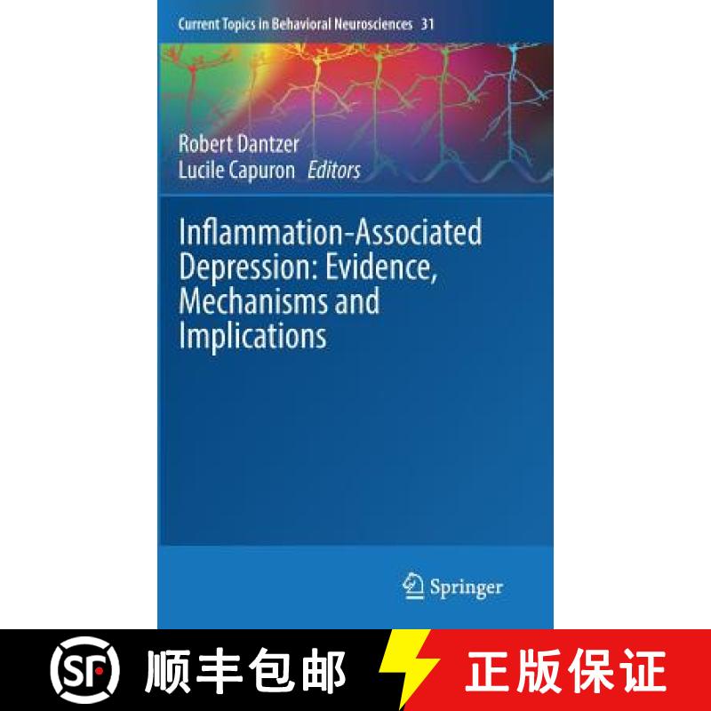 【3-4周达】Inflammation-Associated Depression: Evidence, Mechanisms and Implications [9783319511511]