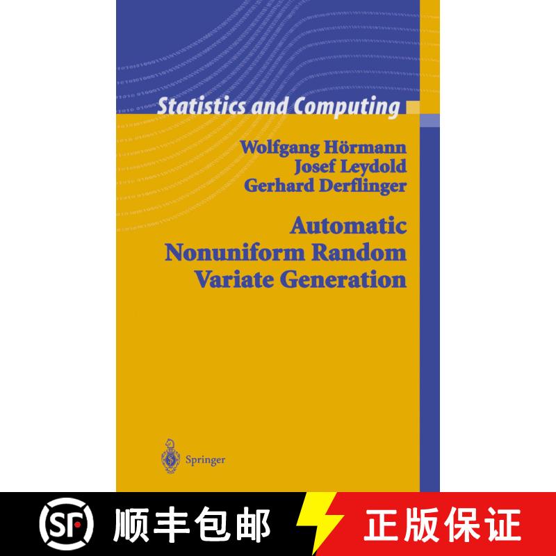 【3-4周达】Automatic Nonuniform Random Variate Generation [9783642073724]图片
