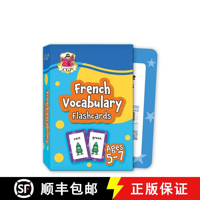 【2-3周达】French Vocabulary Flashcards for Ages 5-7 (with Free Online Audio) [9781789087413]