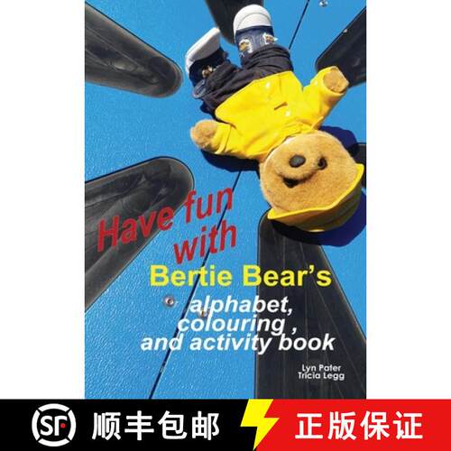 【3-4周达】Have Fun with Bertie Bear's Alphabet, Colouring and Activity book [9780473568399]