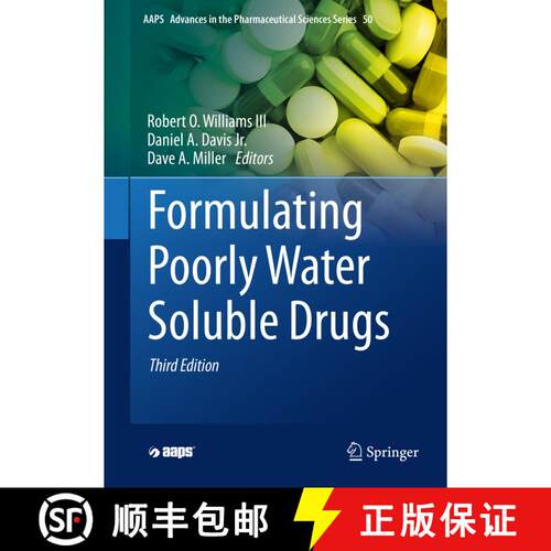 【3-4周达】精装 Formulating Poorly Water Soluble Drugs (Third Edition 2022) [9783030887186]