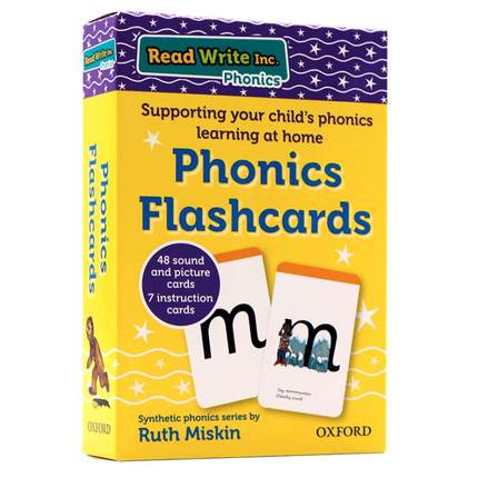 现货 牛津自然拼读闪卡字母学习 Read Write Inc. Home: Phonics Flashcards [9780198386711]