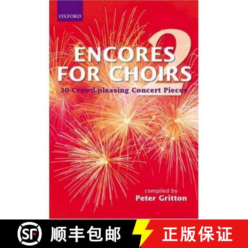 【3-4周达】Encores for Choirs: Vocal Score Bk. 2 [9780193436329]