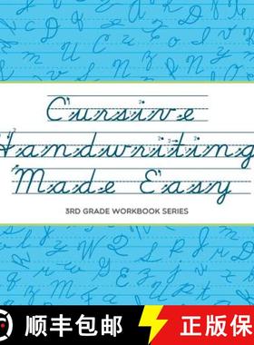 【3-4周达】Cursive Handwriting Made Easy : 3rd Grade Workbook Series [9781682609750]