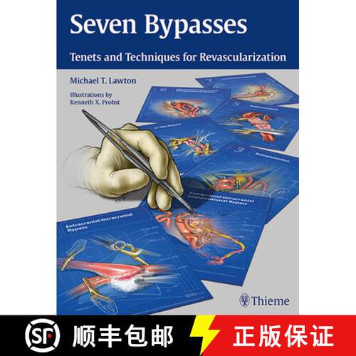 【3-4周达】精装 Seven Bypasses: Tenets and Techniques for Revascularization [9781626234833]