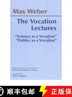 【3-4周达】Vocation Lectures: Science as a Vocation; Politics as a Vocation [9780872206663]