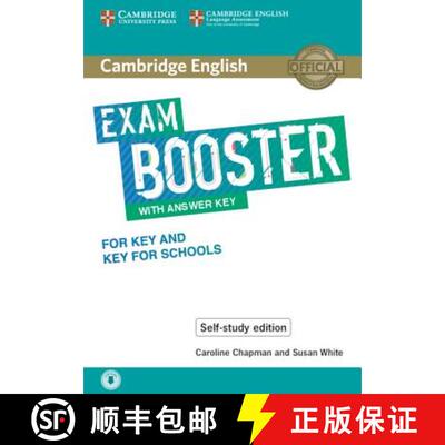 【2-3周达】剑桥KET考试 自学版本带答案 Cambridge English Booster with Answer Key for Key and Key for S... [9781108590297]