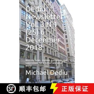 comments Dediu reviews suggestion... 2018 news 9781939757791 Vol. Newsletter Monthly and December 预订