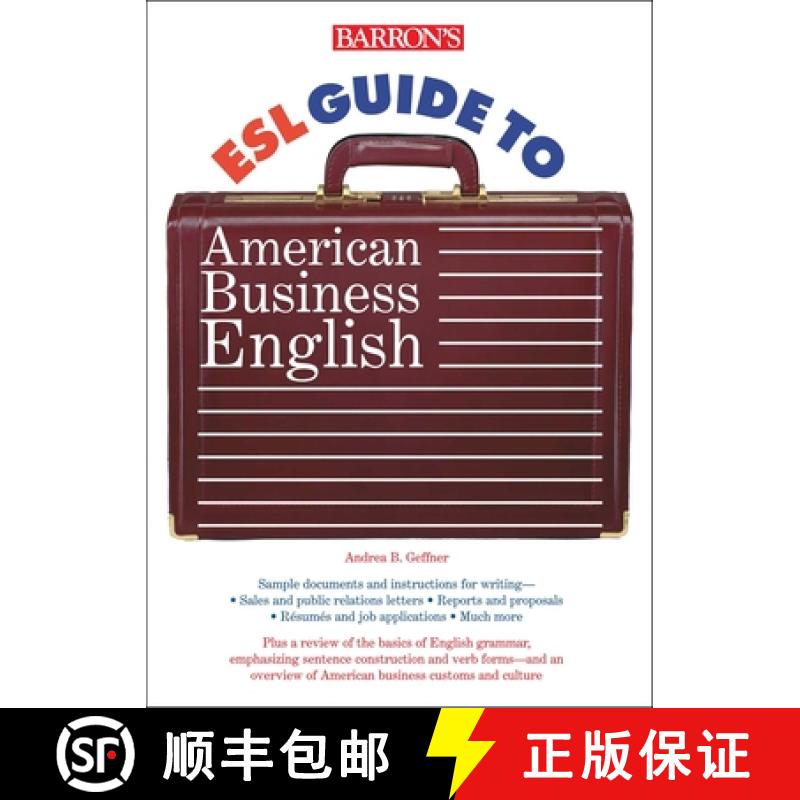 【3-4周达】Barron's ESL Guide to American Business English [9780764105944]