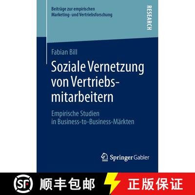 【3-4周达】Soziale Vernetzung von Vertriebsmitarbeitern : Empirische Studien in Business-to-Business-... [9783658102340]