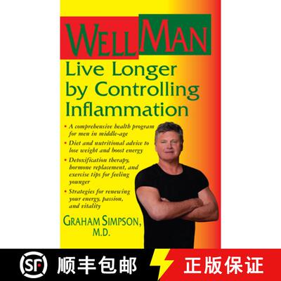 【3-4周达】精装 WellMan : Live Longer by Controlling Inflammation [9781681628912]