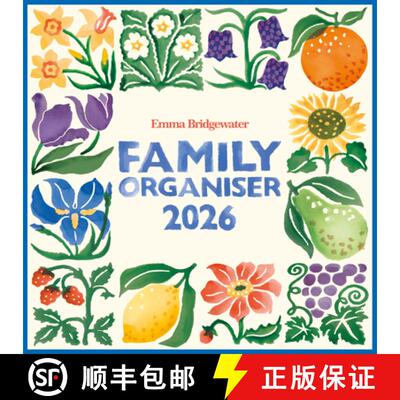 【3-4周达】2026 Emma Bridgewater Fruit and Flowers Tiles Wall Planner [9781529828504]