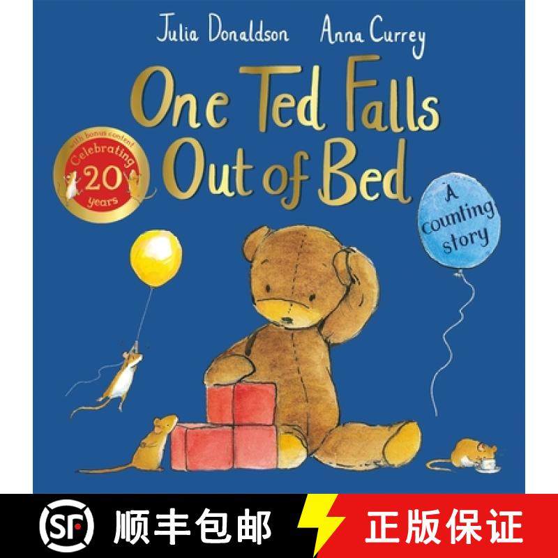 预订 One Ted Falls Out of Bed 20th Anniversary Edition : A Counting Story [9781035018789]