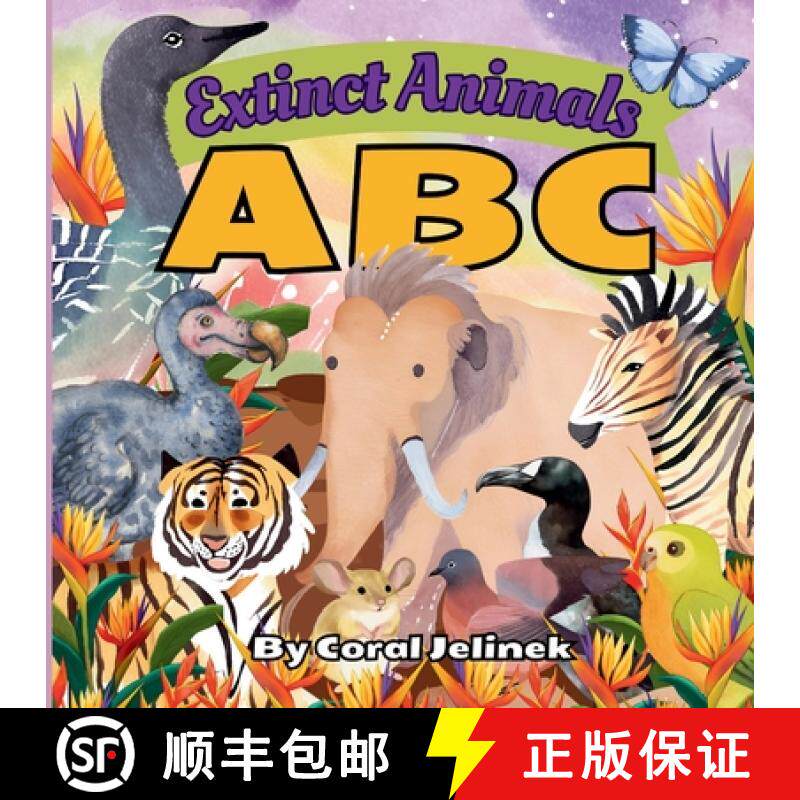 预订 Extinct Animals ABC : An Extinct Animal Book for Kids [9789187530869]