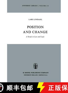 【3-4周达】Position and Change : A Study in Law and Logic [9789401012041]