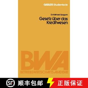 Gesetz 4周达 UEber Das 9783409003117 Kreditwesen