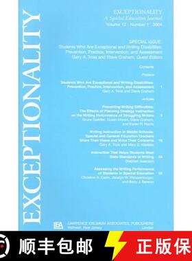 【3-4周达】Students Who Are Exceptional and Writing Disabilities: Prevention, Practice, Intervention,... [9780805895629]