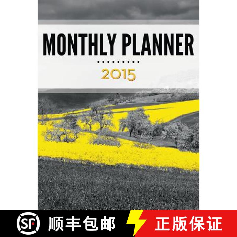 【3-4周达】Monthly Planner 2015 [9781681458083]