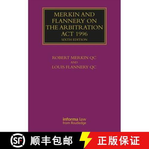 【3-4周达】精装 Merkin and Flannery on the Arbitration ACT 1996 [9781138826656]