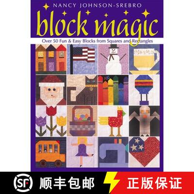 【3-4周达】Block Magic: Over 50 Fun and Easy Blocks from Squares and Rectangles [9781571201201]