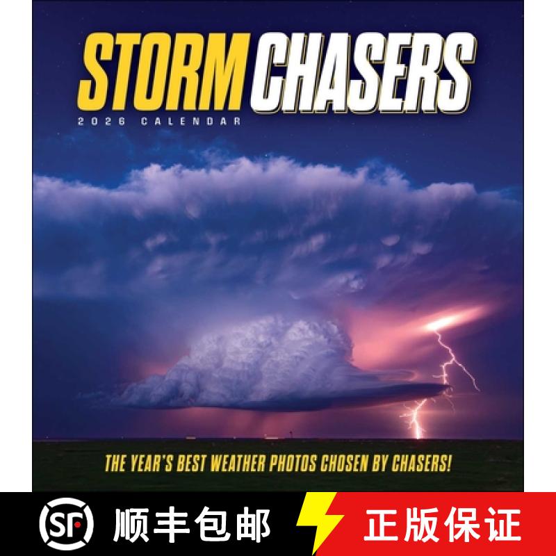 【2-3周达】Storm Chasers 2026 Wall Calendar: The Year's Best Weather Photos [9781524897703]