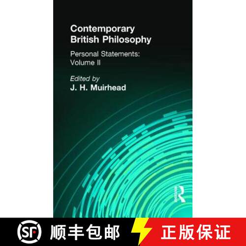 【3-4周达】精装 Contemporary British Philosophy : Personal Statements   Second Series [9780415295550]