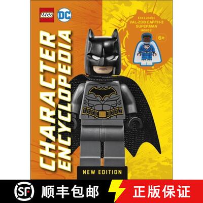【3-4周达】精装 LEGO DC Character Encyclopedia New Edition : With Exclusive LEGO DC Minifigure [9780241538036]