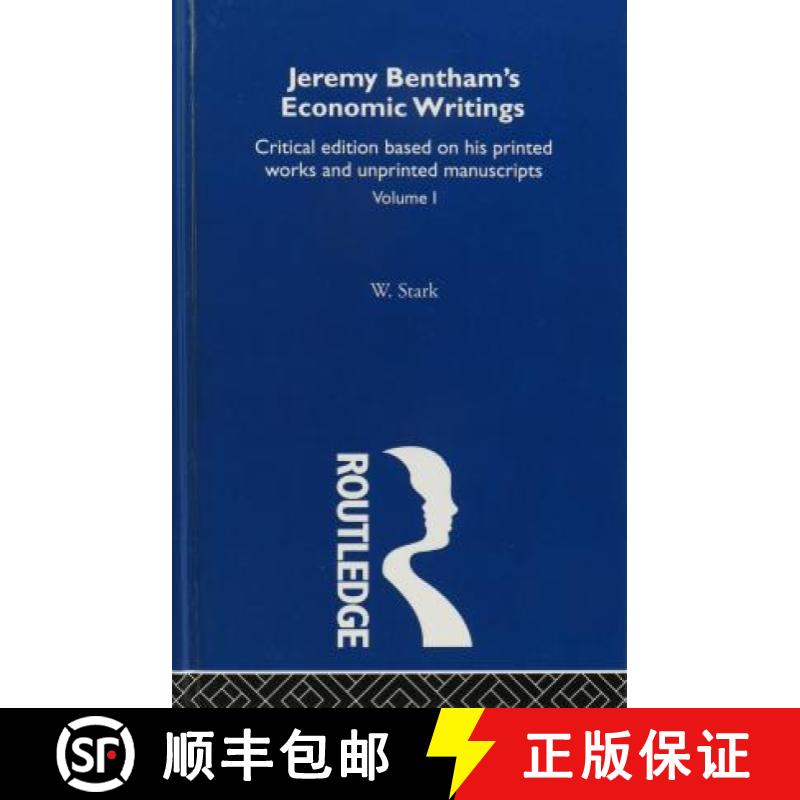 【3-4周达】JEREMY BENTHAMS ECON WRIT (POD) 3VO [9780415479295]
