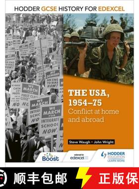 【3-4周达】Hodder GCSE History for Edexcel: The USA, 1954-75: Conflict at Home and Abroad [9781471861956]