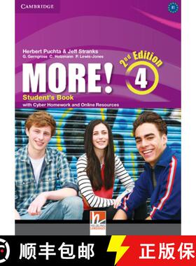 【3-4周达】More! Level 4 Student's Book with Cyber Homework and Online Resources: - More! Level 4 Stu... [9781107640511]