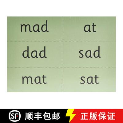 【3-4周达】Read Write Inc. Phonics: Green Word Cards (Pack of 10) [9780198374237]