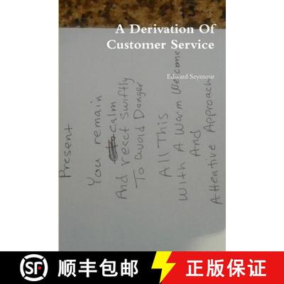 【3-4周达】A Derivation Of Customer Service [9781365434228]