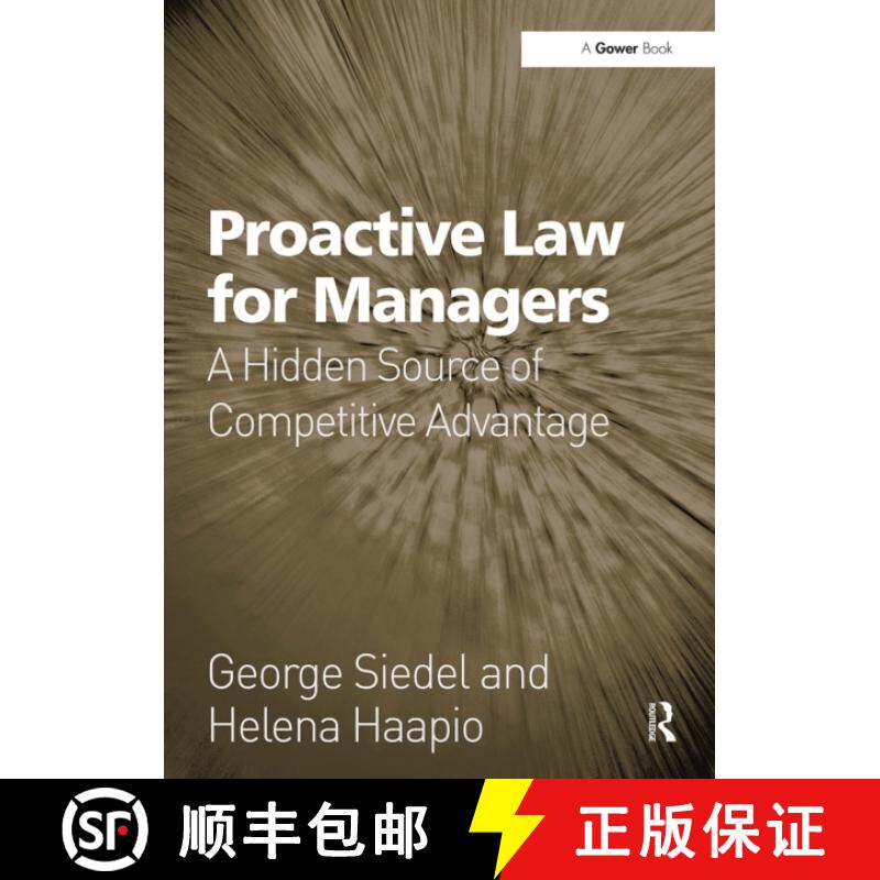 【3-4周达】Proactive Law for Managers: A Hidden Source of Competitive Advantage [9781032928326]