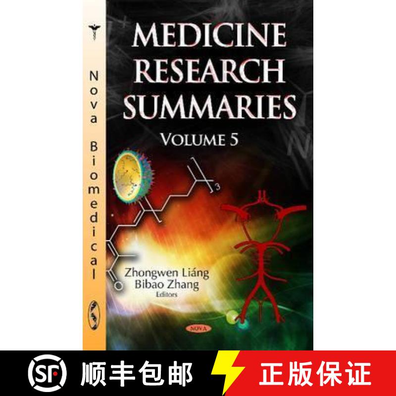 【3-4周达】Medicine Research Summaries: Volume 5 [9781634637947]