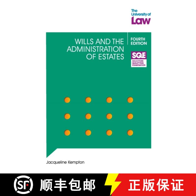 【2-3周达】SQE - Wills and the Administration of Estates 4e [9781805021261]