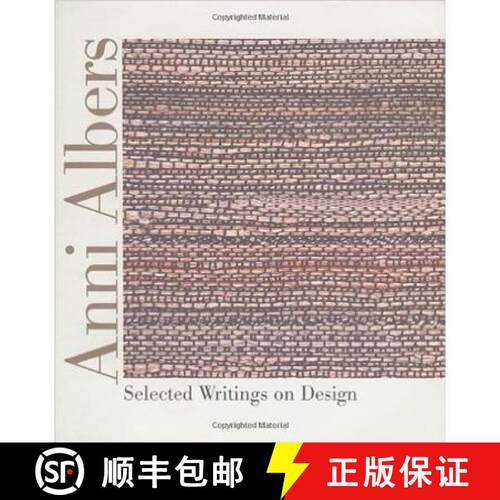 【3-4周达】精装 Anni Albers: Selected Writings on Design [9780819564474]