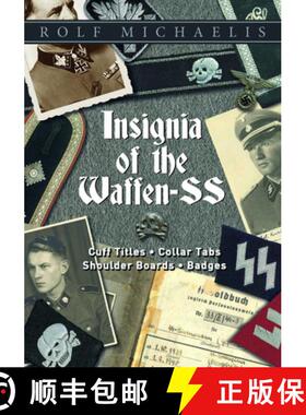 【3-4周达】Insignia of the Waffen-SS: Cuff Titles, Collar Tabs, Shoulder Boards and Badges: Cuff Titl... [9780764351761]