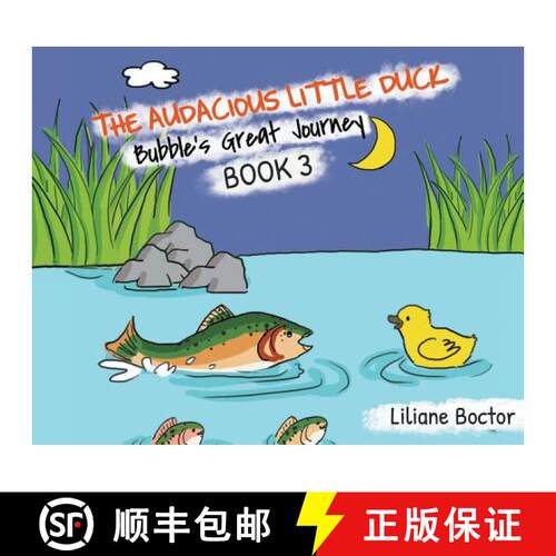 【3-4周达】精装 The Audacious Little Duck : Bubble's Great Journey [9781644601341]