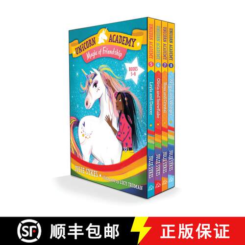 【3-4周达】Unicorn Academy: Magic of Friendship Boxed Set (Books 5-8) [9780593375891]