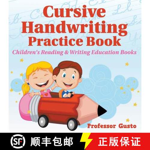 【3-4周达】Cursive Handwriting Practice Book : Children's Reading & Writing Education Books [9781683212287]